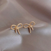 Earrings, fashionable silver needle, 2021 years, Japanese and Korean, silver 925 sample, internet celebrity