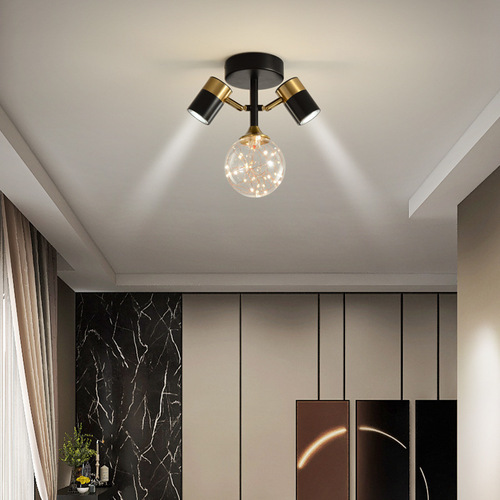 Aisle lamp, foyer, corridor, ceiling lamp, balcony, entrance, stairwell, cloakroom, simple modern Nordic lamps