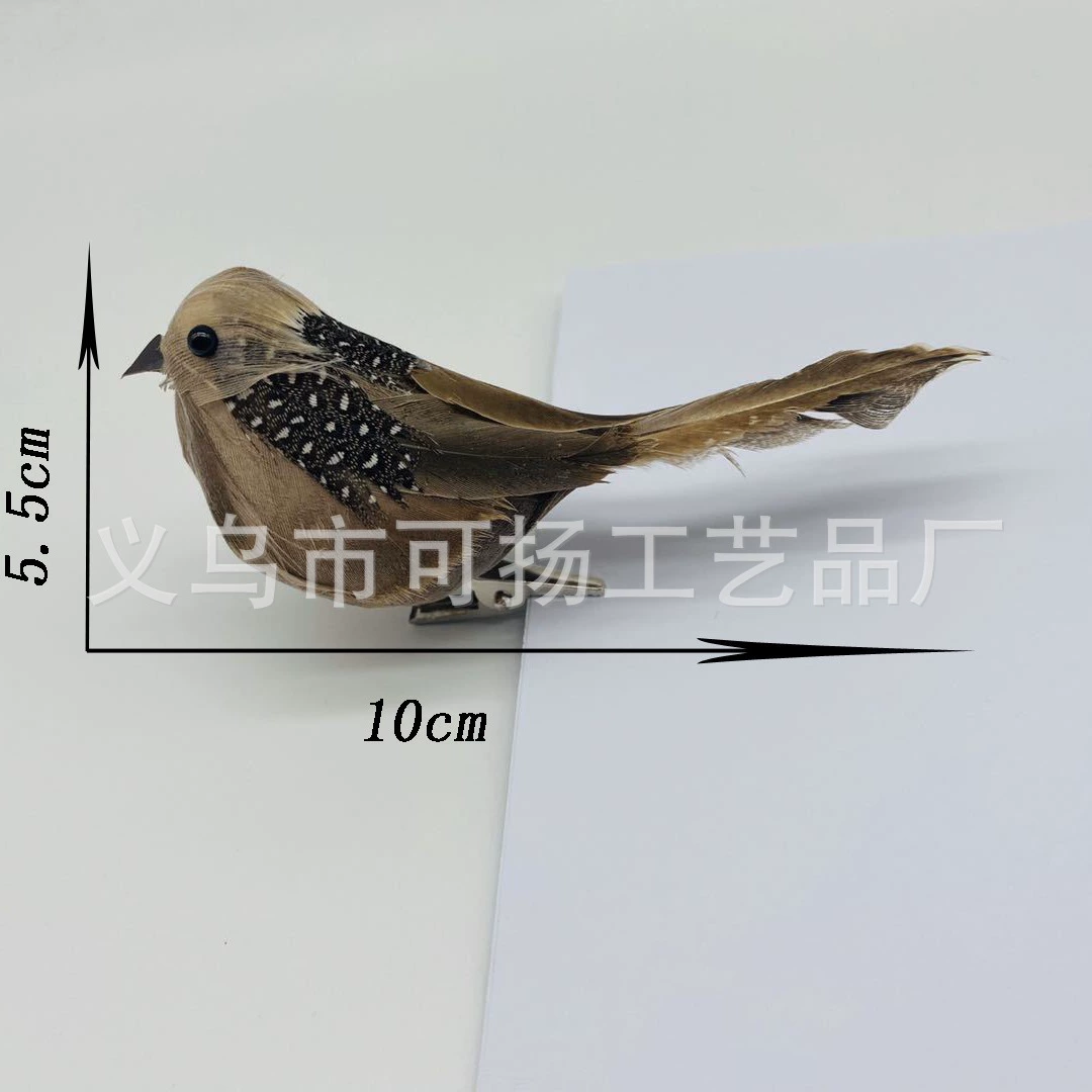 仿真小鸟 羽毛鸟庭院绿植家居装饰工艺品小鸟道具摆件配件批发