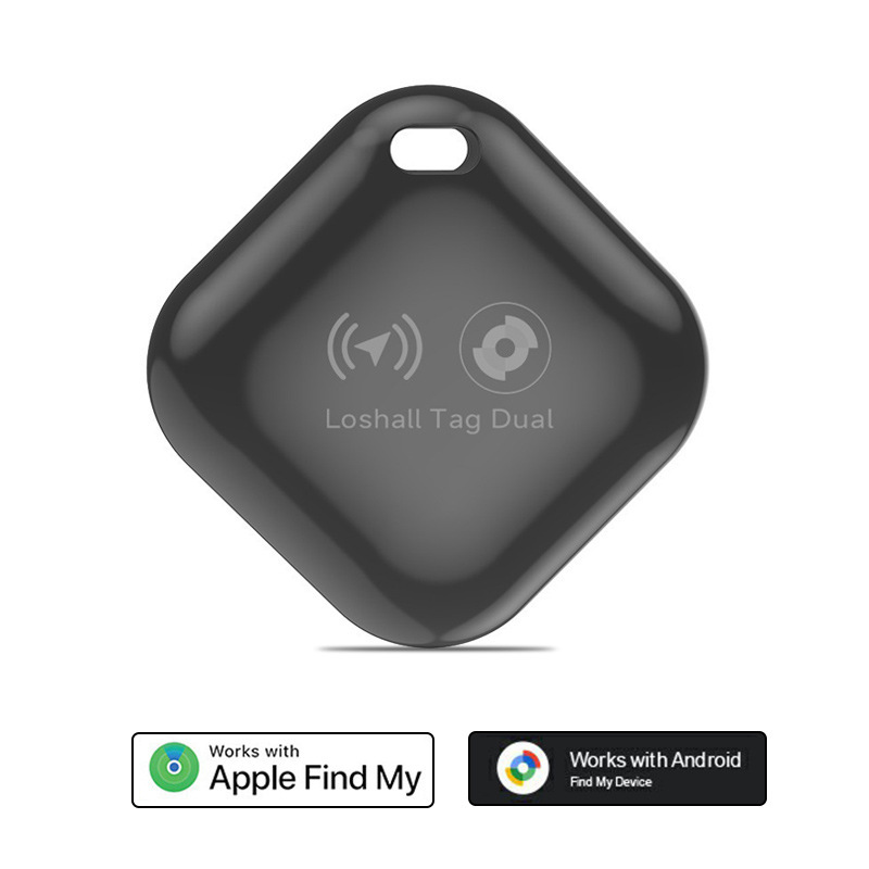 Transfronterizos redondos IOS sistema dual Android encontrar localizador anti-perdida para mascotas clave artículos Bluetooth anti-perdida rastreo