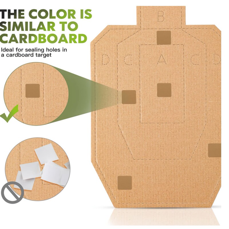 2025 Amazon's Hottest Target Board Repair Subsidy Shooting Practice Square Plaster Self-Adhesive Target Sticker Spot Direct Sale
