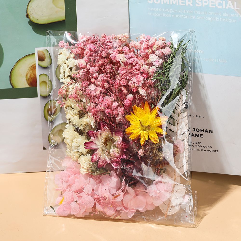 浮游花材七夕节学生花艺课DIY滴胶材料干花diy永生花材料包组合