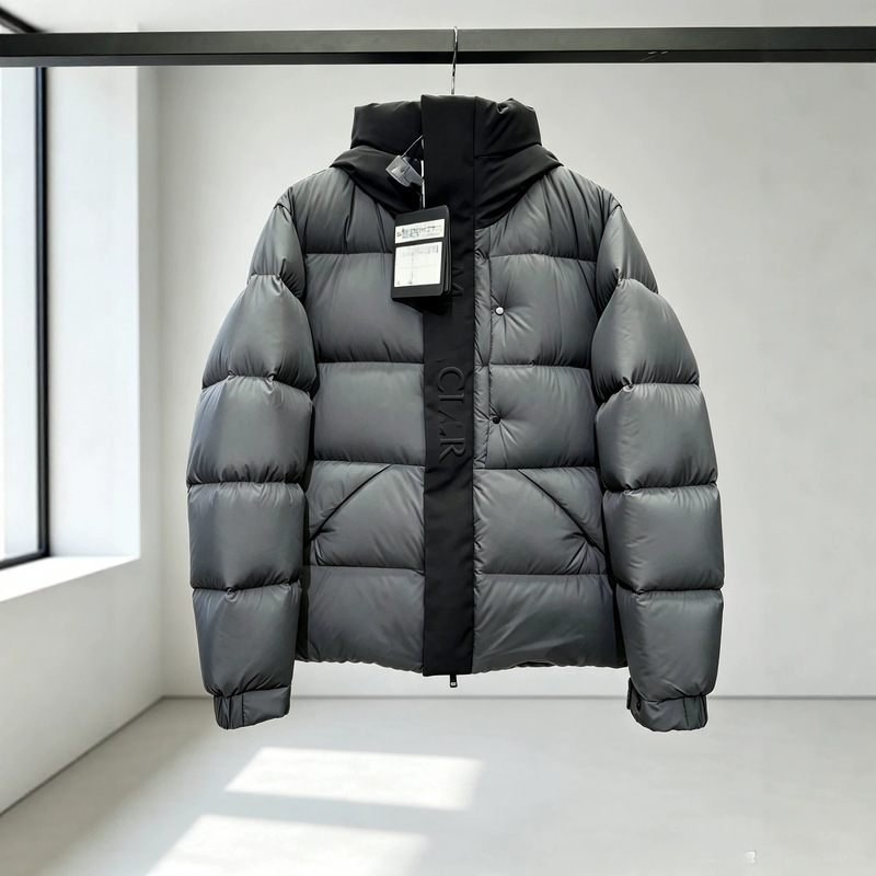 Cross-border Madeira Puffer Coat Down Men's Black Warrior Hooded High-End Version Jacket Cross-border Madeira Puffer Coat Down Men's Black Warrior Hooded High-End Version Jacket