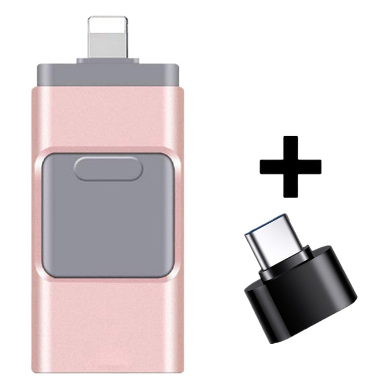 Disco flash del usb del teléfono móvil tres-en-un disco flash del usb para el ordenador androide 1t del iPhone de la manzana