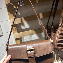 Vintage Brown Shoulder Bag Women 2023 New Fashion High Quali