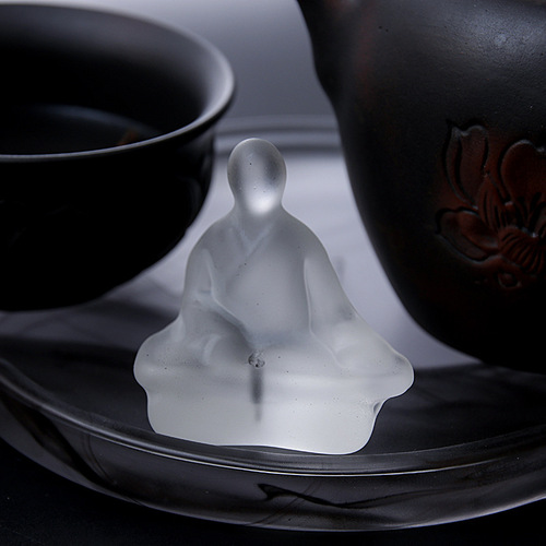 Zen enlightenment incense insert creative glass household incense tea ceremony room aromatherapy standing incense ornaments backflow incense tea ceremony accessories
