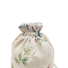 Manufacturer wholesale mosquito repellent sachet bag printed cotton bundle pocket cotton sack bag Chinese herbal sachet packaging empty bag