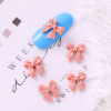 Resin for manicure with butterfly with bow for nails, bow tie, universal accessory, three dimensional decorations, simple and elegant design