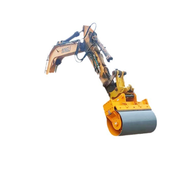 Construcción de tuberías de compactación de suelo de relleno de cimentación compactor de rodillo único compactación de rodillo compactor de vibración