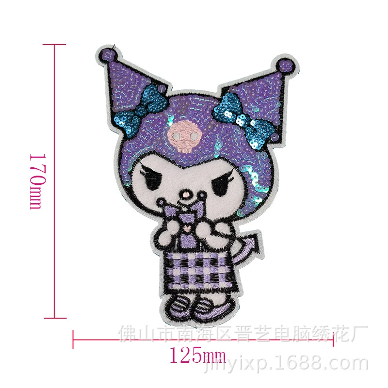 Саниpо мультфильм Югui пёс 쿠로미 Мерте Титу пёс Набор фраг Embroidery файл нашивка нашивка нити вышивки