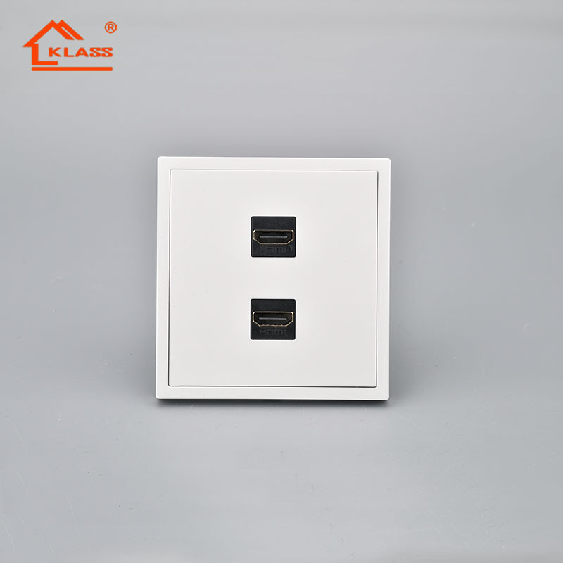British Type 86 Two-position High-definition Tv Socket Dual High-definition HDMI Socket British Type 86 Two-position High-definition Tv Socket Dual High-definition HDMI Socket