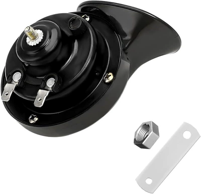 Car horn/tweeter Snail Horn Car Waterproof - single-black-12v