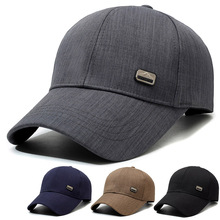 新款春秋中年男士棒球帽时尚遮阳帽老头爸爸鸭舌帽户外休闲帽子男