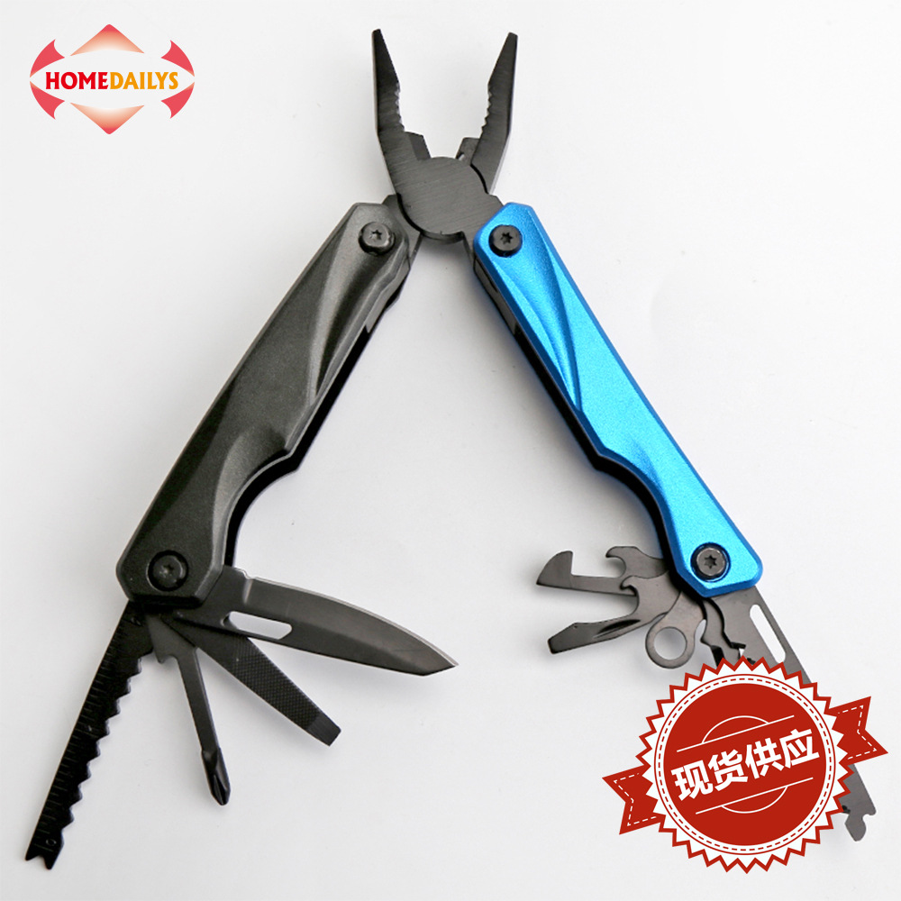 厂家批发 不锈钢小中号钳 家用组合多用刀钳折叠户外多功能工具钳