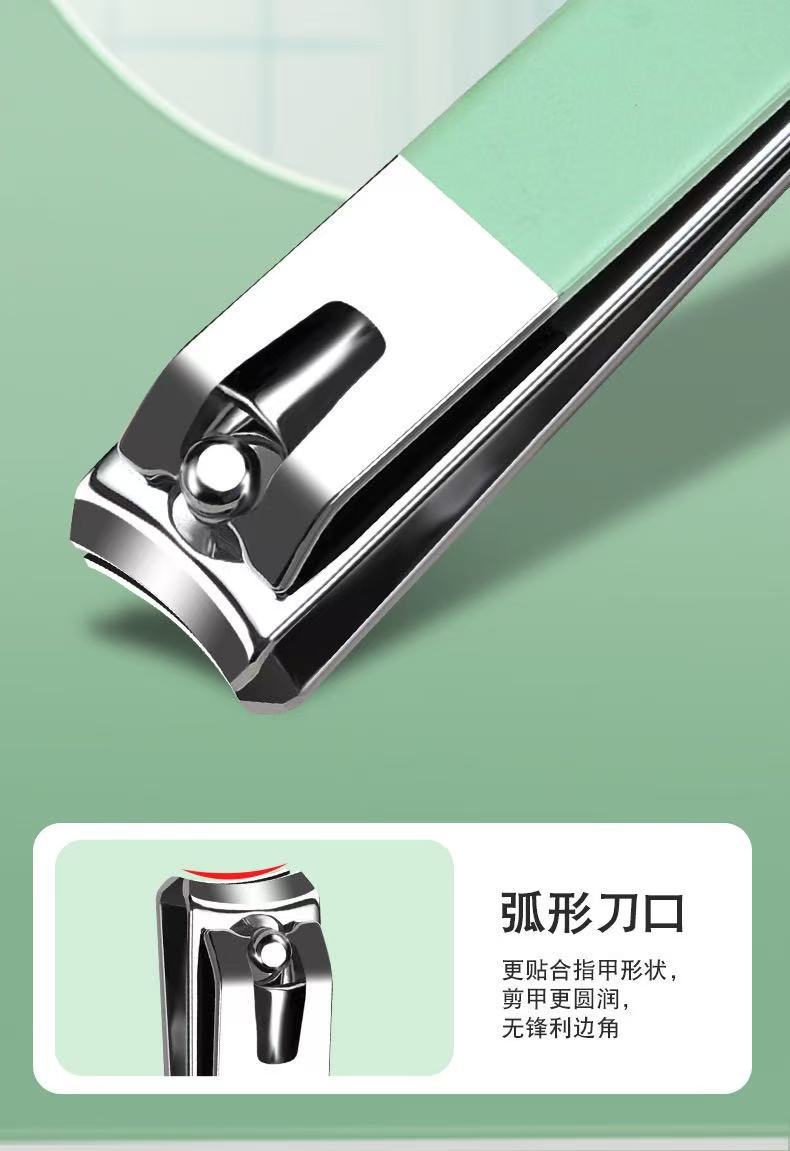 现货指甲刀套装16件套修甲护理专用指甲剪指甲钳便携折叠美甲工具