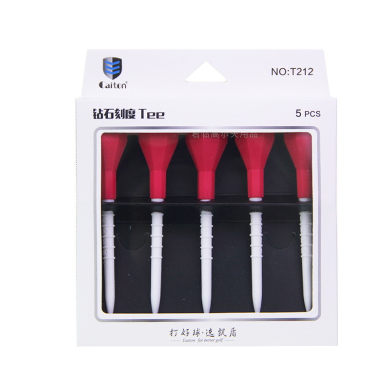 �¸߶�����ʯ�򶤿̶�������Tee������golf����5����װ87mm����