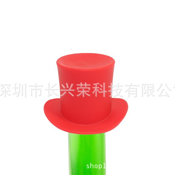 创意硅胶葡萄酒瓶塞 硅胶牛仔帽酒瓶塞 红酒塞  啤酒调味瓶塞