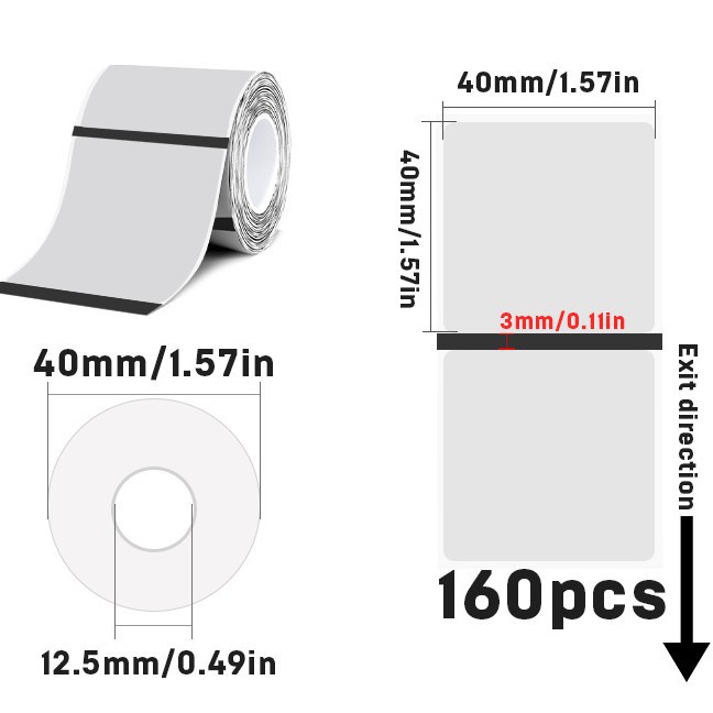 투명열 PET 40*40-160 투명
