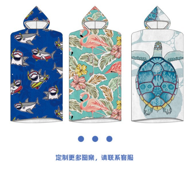 Manto de microfibra de secado rápido con capucha extra grande Toalla de baño para adultos Toalla de baño de playa absorbente de secado rápido Albornoz de terciopelo de doble cara