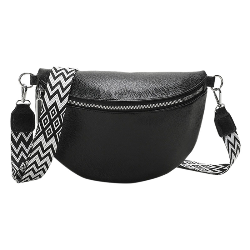 Bolso de pecho de cintura grande de estilo explosivo transfronterizo Bolso femenino de gran capacidad Bolso femenino coreano de cuero suave Bolso bandolera