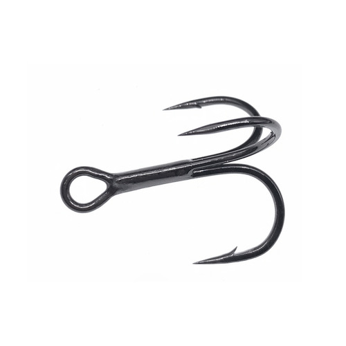 Black King Kong three-hook 6062 reinforced lure three-hook anchor fish hook black nickel anchor hook micro-object fish hook wholesale