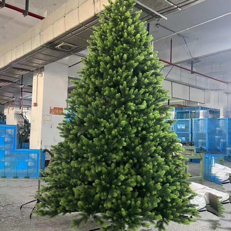 Christmas Decorations for Home Use Pe High-Grade Fat Christmas Tree American Version Pe Christmas Tree Luxury Encryption Frame