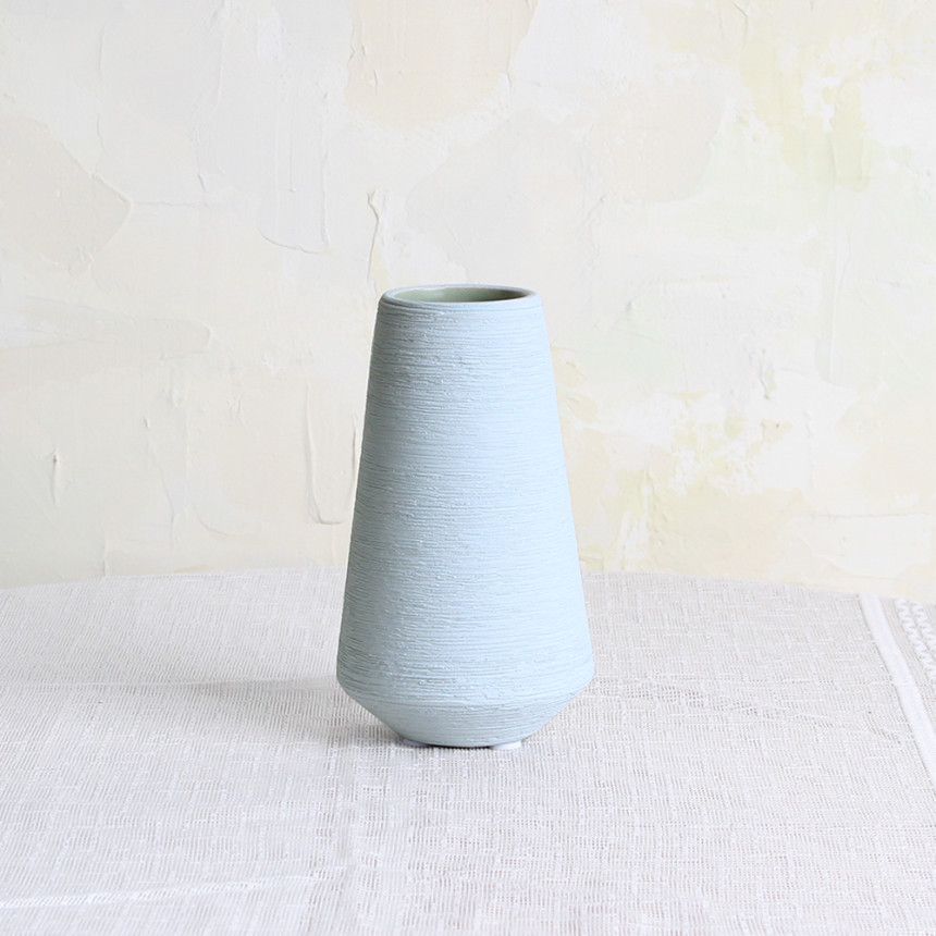 Florero de cerámica de color cepillado moderno, decoración del hogar minimalista nórdico, decoración del mueble de TV de la sala de estar al por mayor