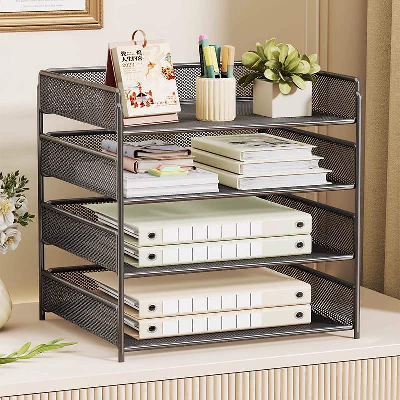 Фирма для документов, рабочий стол, рабочий стол, многоуровневая стойка для хранения, домашний кабинет, архив, бумажный шкаф