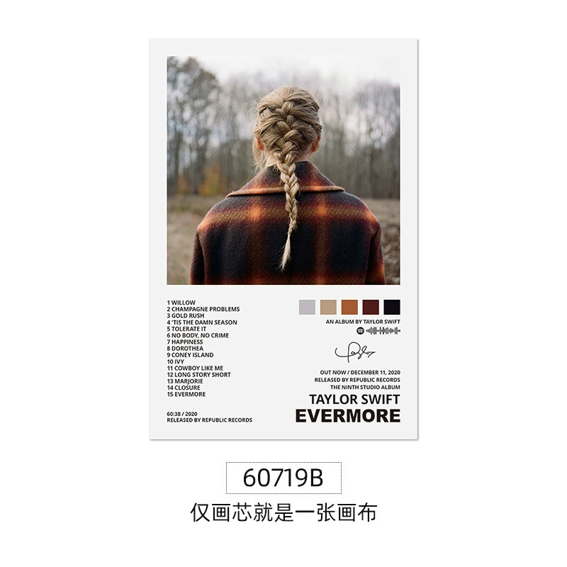 Тейлор Свифт формовочная музыкальная музыка украшение ядро Taylorus блок звезда звезда альбом постер постер