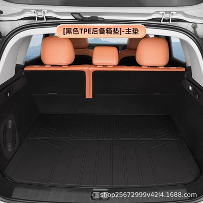 24-27 models, specialized for five-seater | Trunk Mat - five-seater-black-tpe-trunk-mat-main-mat-zero-run-c16