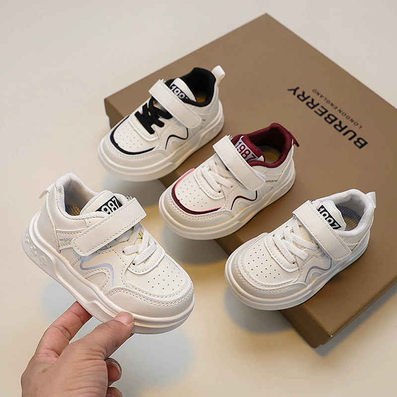 Детская обувь Весенняя новая детская спортивная обувь для девочек маленькая белая обувь для мальчиков повседневная обувь детская обувь оптом