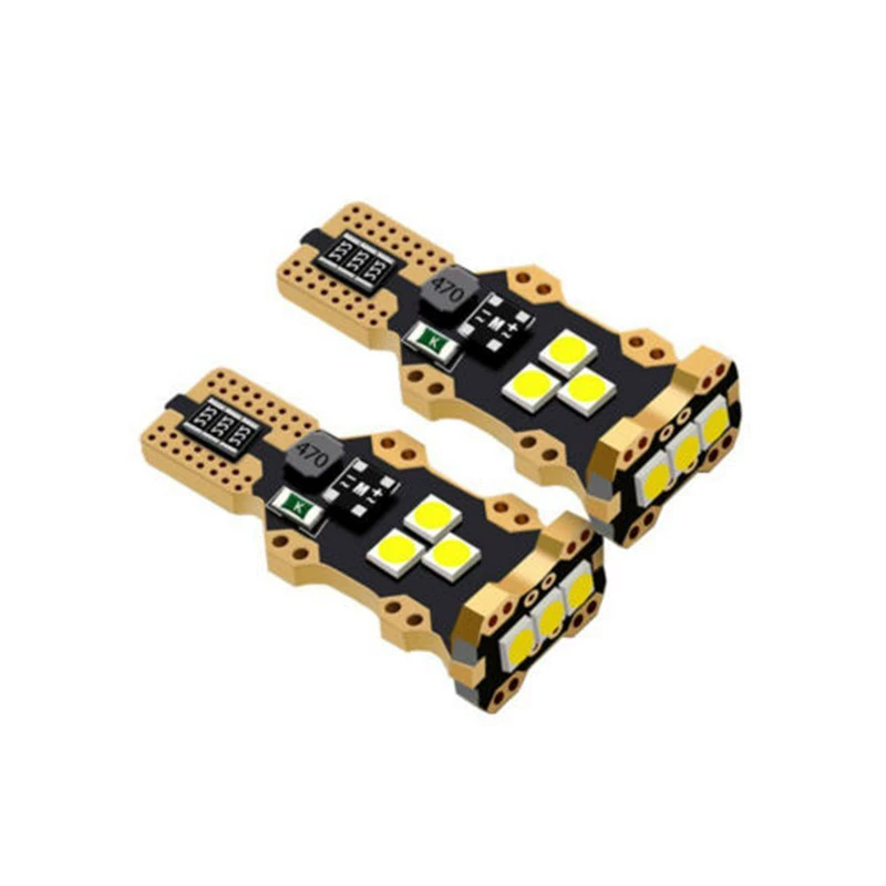 Модифицированный автомобильный светодиодный свет заднего хода 3030 9smd декодированный автомобильный задний фонарь T15 W16W Стоп-фонарь новый подсветка