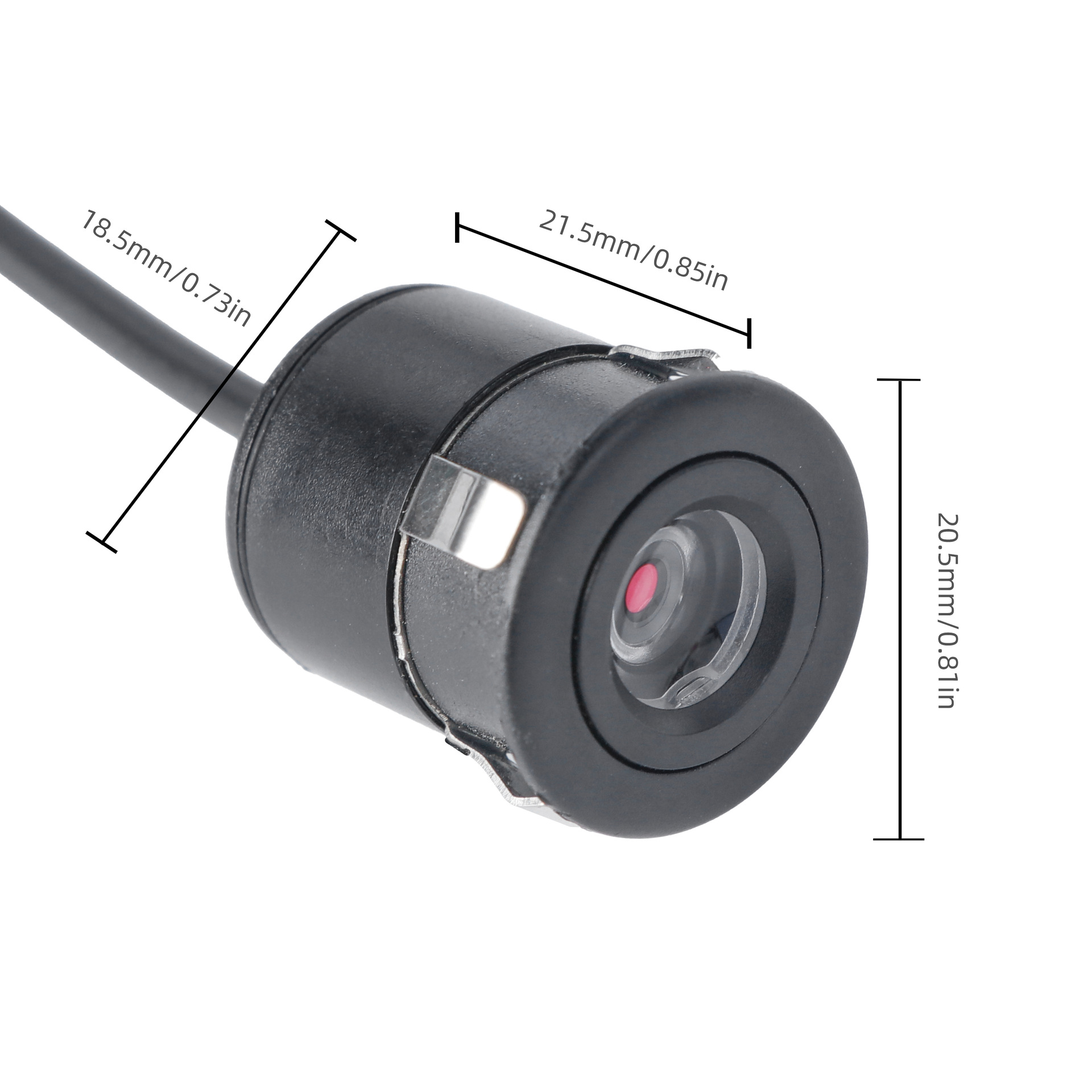 Car Universal Reversing Camera Car Rearview Camera Hd 18.5 Punch Reversing Image Camera