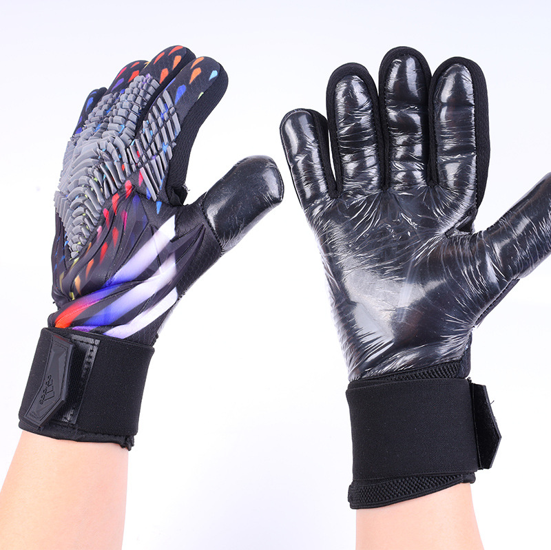 Guantes de fútbol profesional para niños adultos engrosados guantes de portero anticolisión deportes guantes de portero