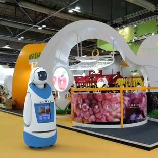 Jiang zhi ground old man remote real-time scenic spot sightseeing interactive heart warming robot JZR1560560