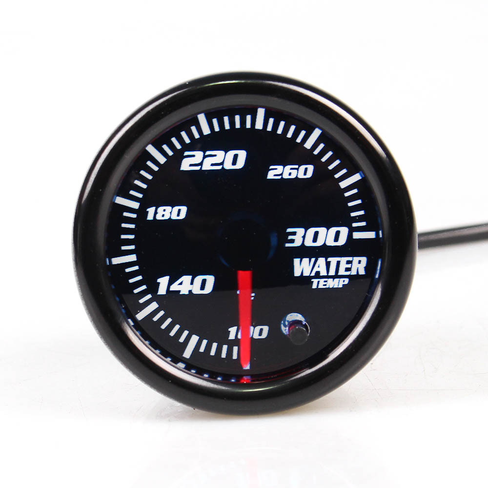 Nuevo 2-pulgadas colorido coche modificación electrónica medidor voltímetro agua medidor de temperatura de aceite medidor de turbina tacómetro