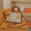 Retro fashionable trend advanced bag strap, light luxury style, with embroidery, 2023 collection, high-quality style