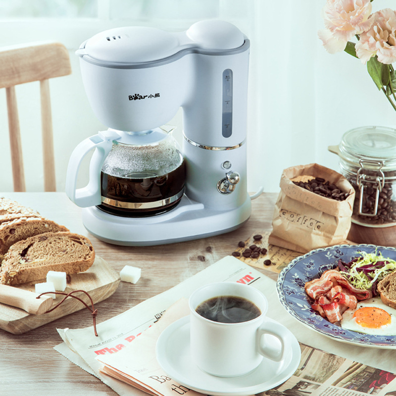 Bear kFJ-A06K1 Coffee Machine American Drip 0.6 L Office Desktop Coffee Machine Concentration Adjustable Bear kFJ-A06K1 Coffee Machine American Drip 0.6 L Office Desktop Coffee Machine Concentration Adjustable