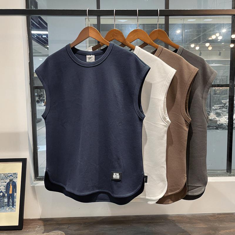American New Sports Fitness Vest Men's Summer Fashion Handsome Loose Sleeveless Waistcoat Fashion T-shirt American New Sports Fitness Vest Men's Summer Fashion Handsome Loose Sleeveless Waistcoat Fashion T-shirt