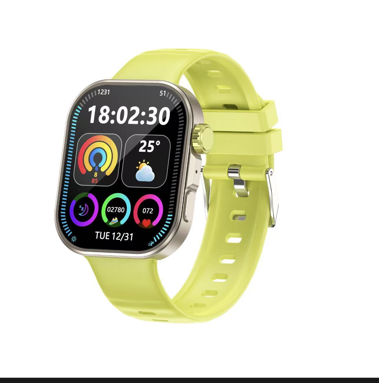 C48PRO reloj inteligente esfímetro deportivo pedómetro monitoreo de salud llamada Bluetooth comercio exterior transfronterizo Huaqiang North Watch