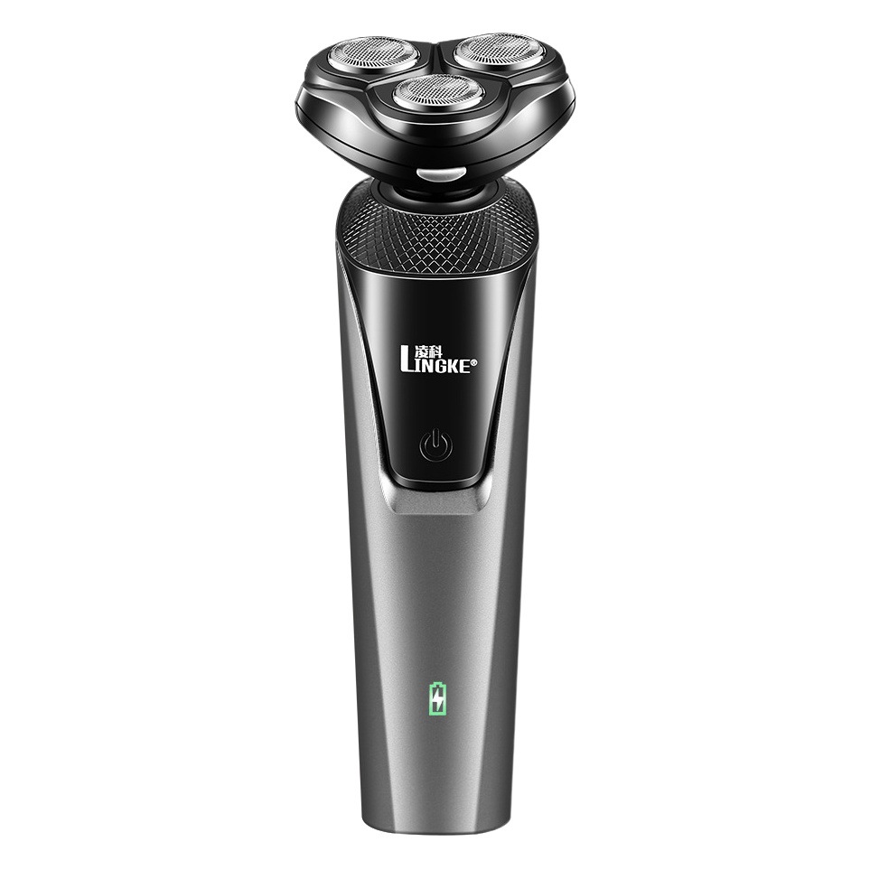 110V-220V Lingke 8806 de tres cabezales de lavado de cuerpo completo Shaver USB de carga de los hombres eléctricos cuchillo de afeitar de carga