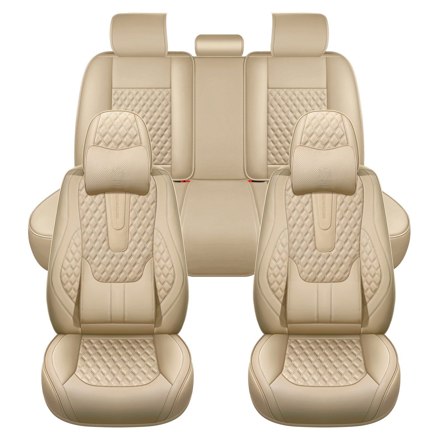 New Foreign Trade Car Seat Cushions, Full Leather, Full Coverage, Universal for All Seasons, Five-Seater Car Seat Cushions, Factory Wholesale