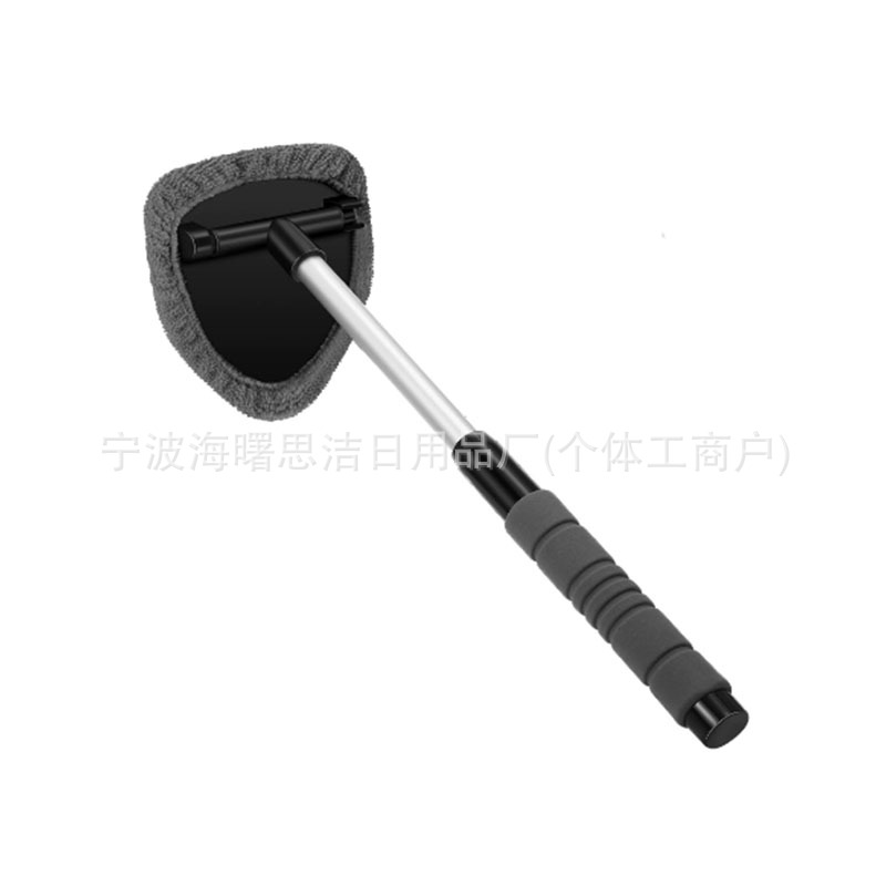 Qìchē Car air vent cleaning brush interior crevice brush (Car cleaning tools) - 1-set-b-style-sponge-plastic-parts-gray-triangle-board