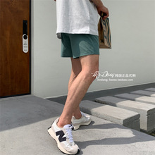 厂家直销MRDONG韩国男装代购青年功能性速干尼龙薄款沙滩裤休闲短