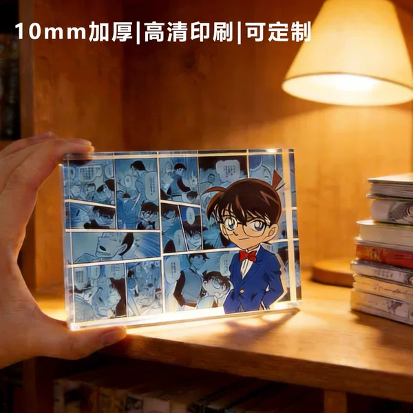 Acrylic card bricks customized with images, DIY creative personalized gifts featuring 2D celebrity merchandise, custom-made desktop decorations