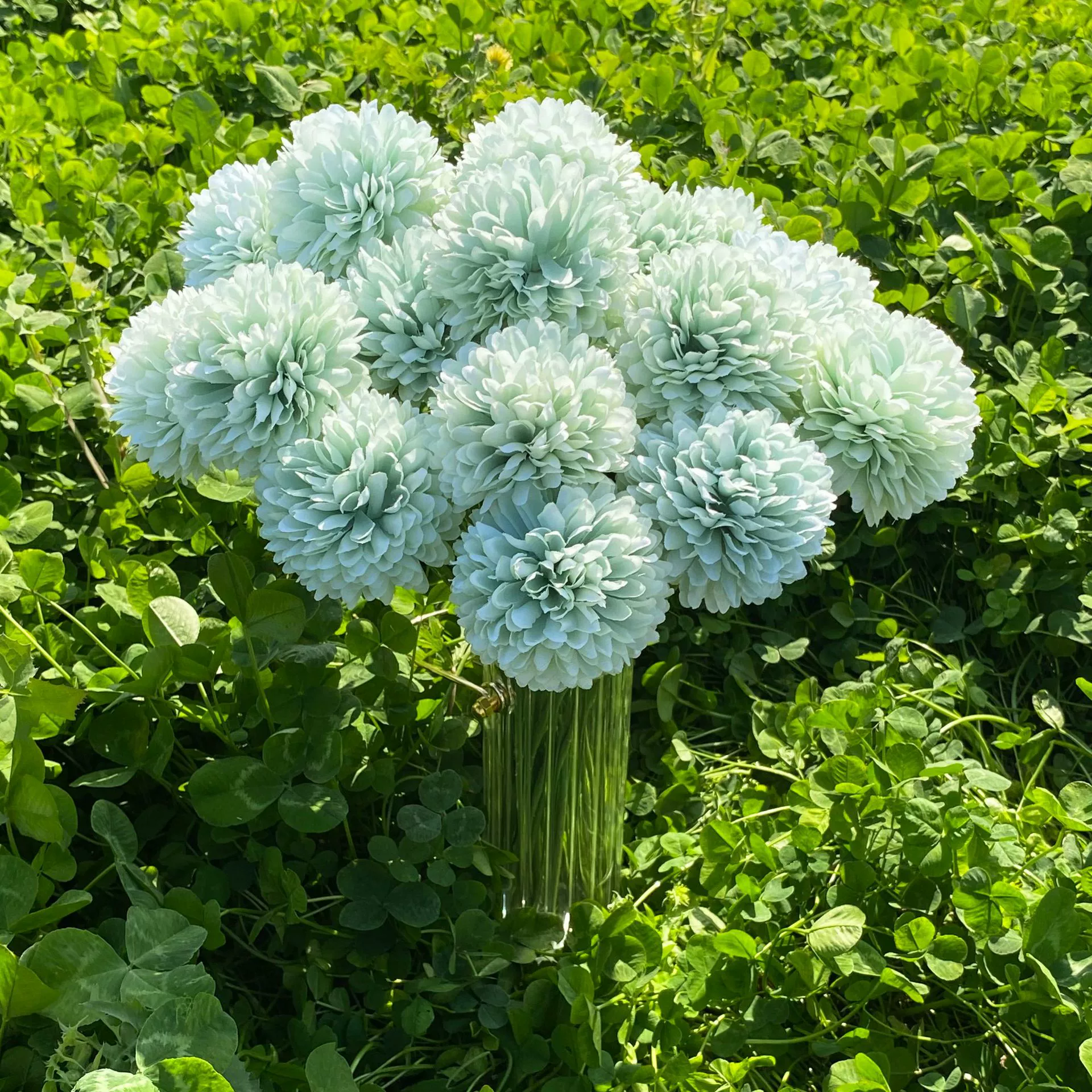 Единичные шарики имитация цветок один пинг-понг луковичное шарик Цветок Дом Гостиная Одинокий одуванчик Африканский хризантем Spot