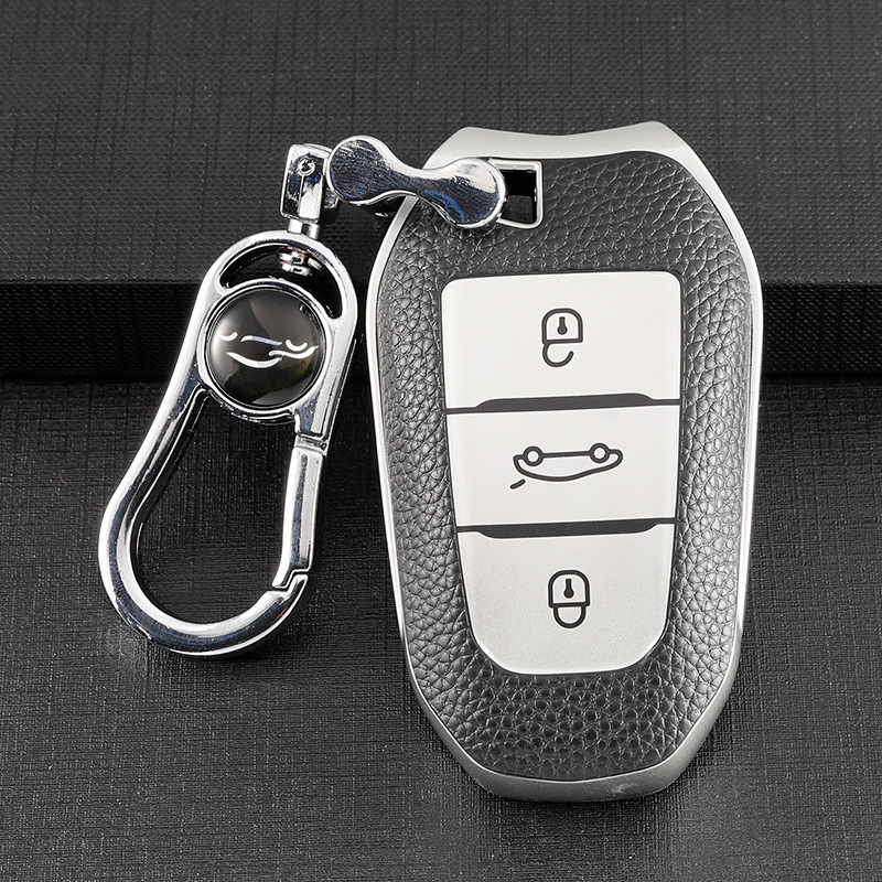 Adecuado para Citroen c3xr clave caso c4l Tianyi C5/C4 Sega Elysee C6 clave caso hebilla Shell para hombres y mujeres