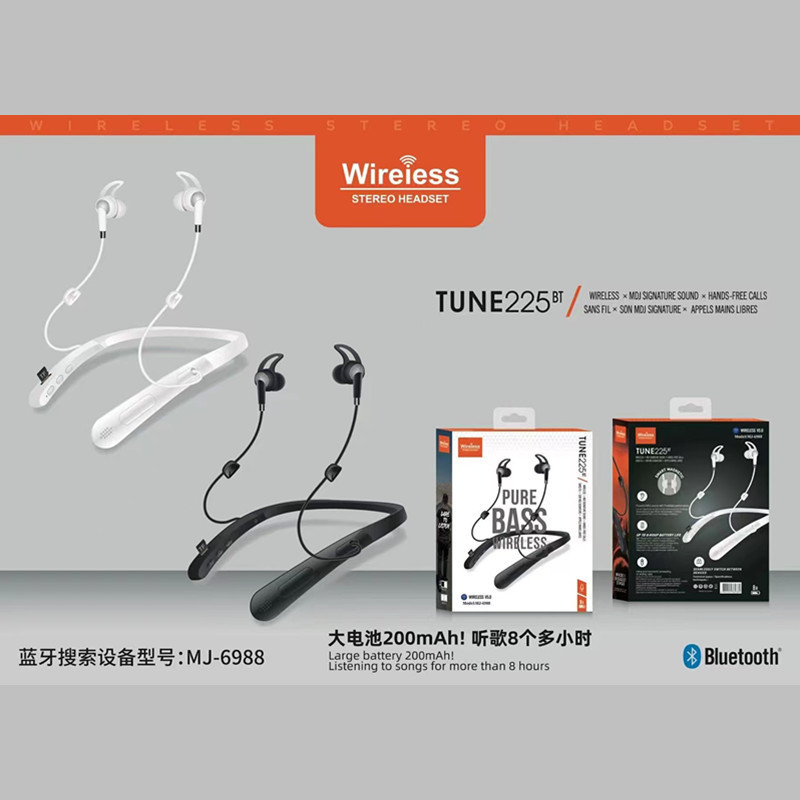 Foreign Trade 6988 Bluetooth Headset, Neckband Style, Ultra-Long Battery Life, Wireless Sports Running Bass Sports Headset