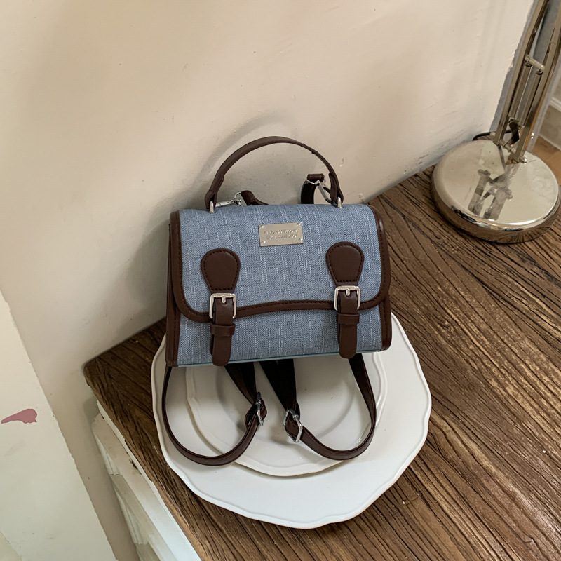 Nicho de diseño bolso de mano mujer 2026 nuevo exquisito bolso cuadrado de estilo extranjero mini mochila de alto nivel mochila image 14