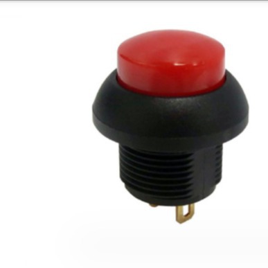 厂家直供 12MM IP67 防水 带引线 自复位 带锁 塑胶防水 按键开关